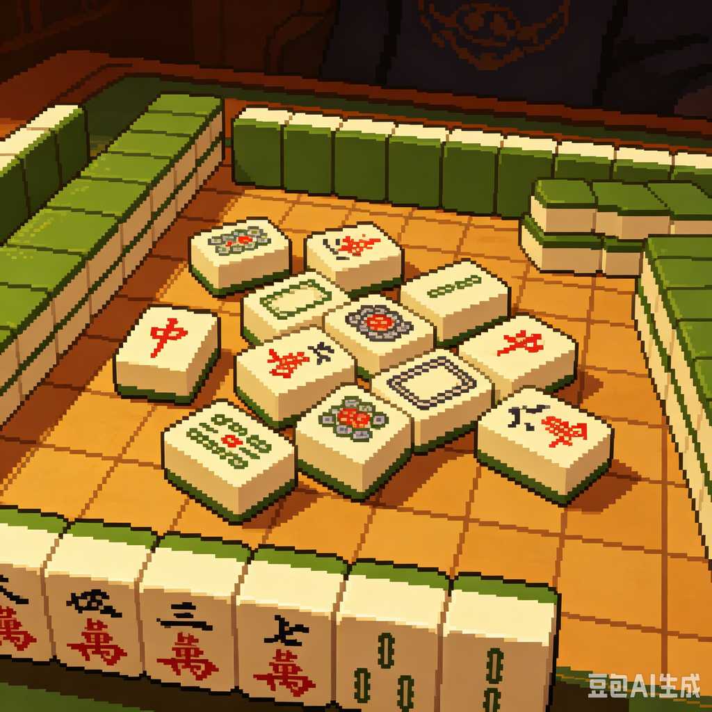 unique decoration mahjong tiles