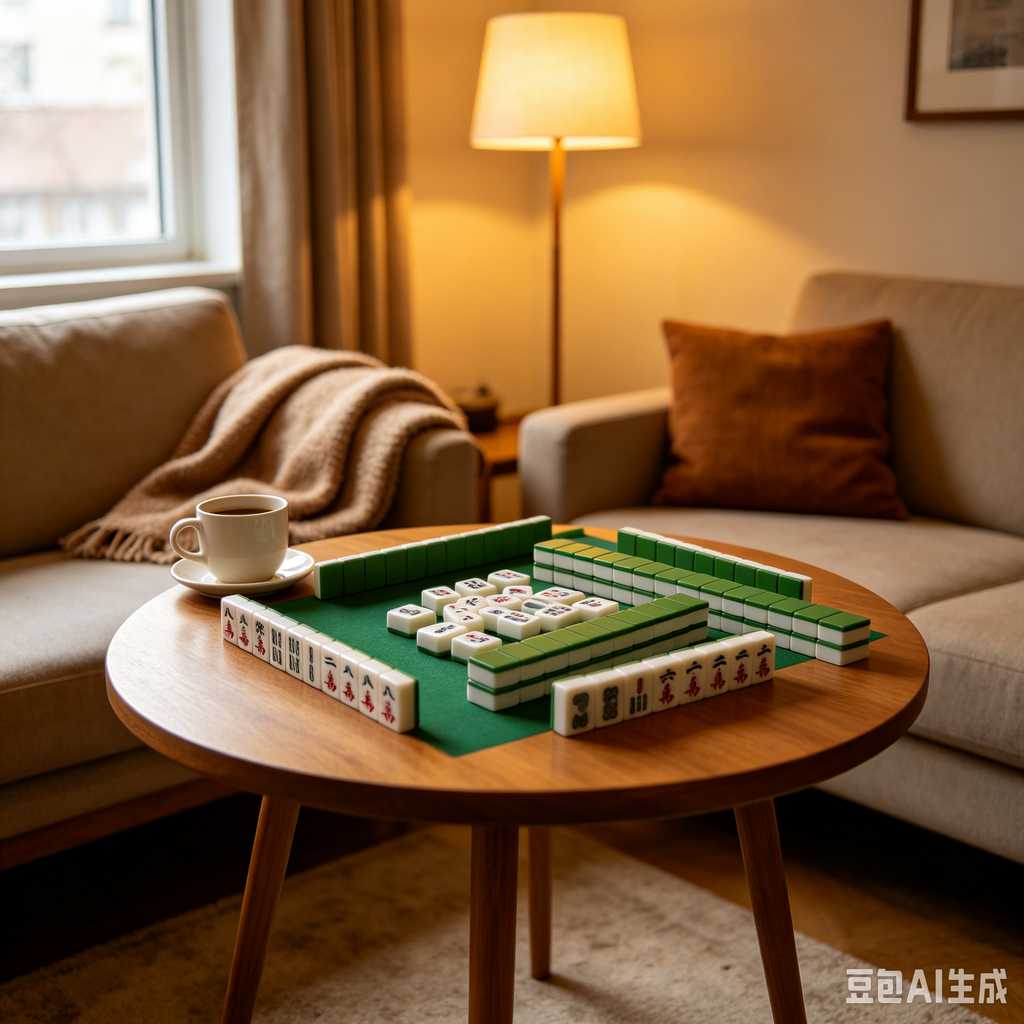 handmade mahjong tiles set