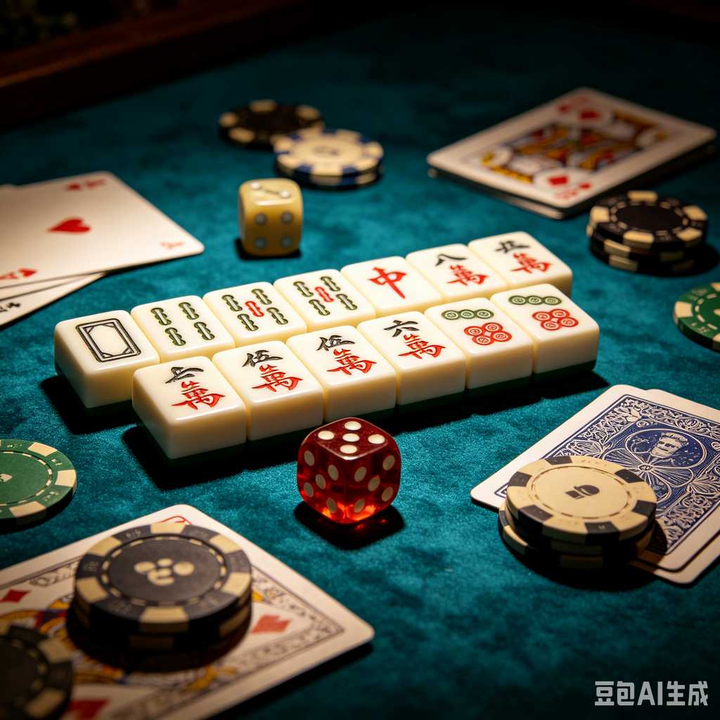 traditional chinese board game mahjong