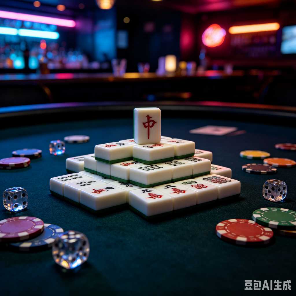 transparent mini mahjong set
